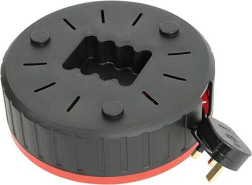 10 Meter - CASET REEL - 4 Way Gang Mains Socket with 10M Extension Lead Reel Power Cable