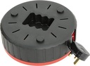 10 Meter - CASET REEL - 4 Way Gang Mains Socket with 10M Extension Lead Reel Power Cable