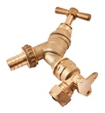 1/2" X 3/4" BSP Brass Tap & Hose Adaptor