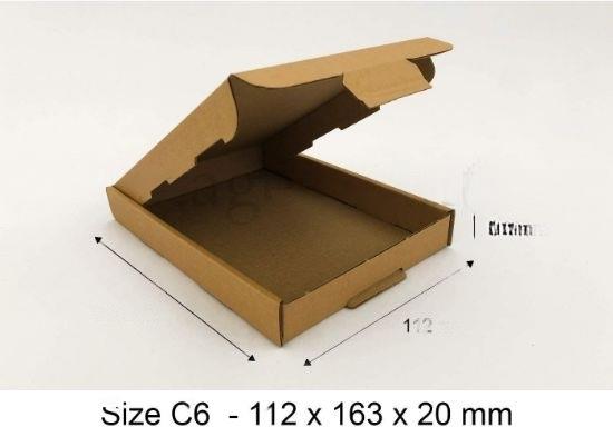 1000 X C6 A6 Size 112 x 163 x 20 mm Large Letter PIP Boxes