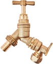 1/2" X 3/4" BSP Brass Tap & Hose Adaptor