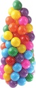 100 pcs of 6 cm Coloured Balls