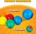 100 pcs of 6 cm Coloured Balls