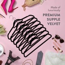 10 PK Velvet  Hangers Set  Packed