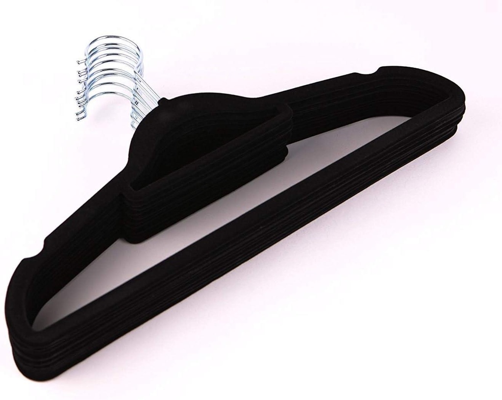 10 PK Velvet  Hangers Set  Packed