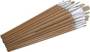 12pc Flat Tip Art Brush Set -
