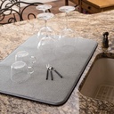 1 X Dish Drying Microfiber Mat  30cm x 40cm