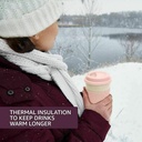 1 x Eco Friendly Travel Mug Reusable Coffee Cups with Lid -  450 mL