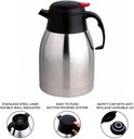 1.5L Stainless Steel Double Wall  Jug Vacuum Thermos Flask Teapot Coffee