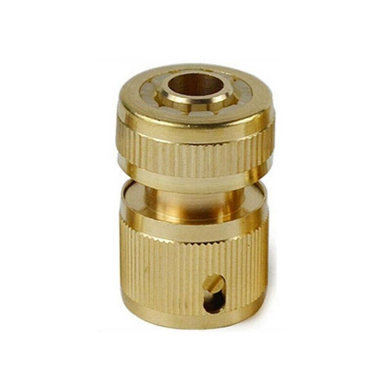 1/2" Brass Hose Connector Garden Watering Water Hose Pipe Tap Adaptor Fitting