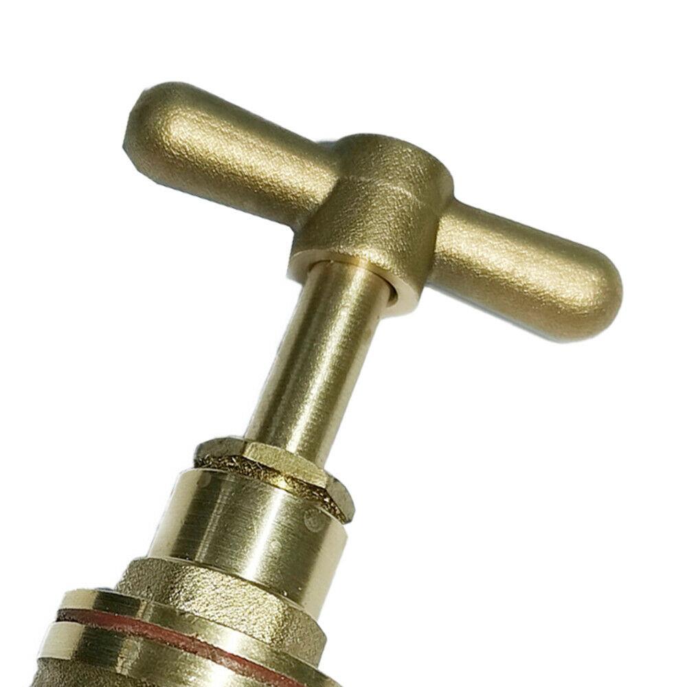 1/2" Brass Tap Hose Union BIB outside Wall Elbow