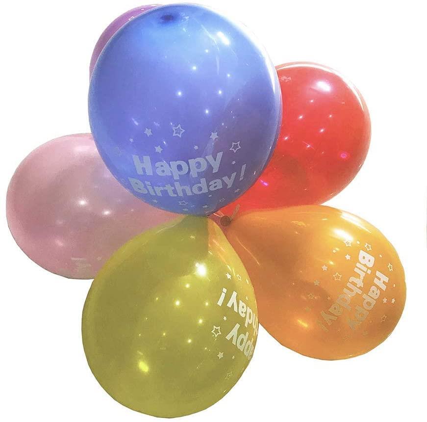 'Happy Birthday' Balloons 25pk