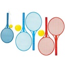 1 X Deluxe Tennis Set With Soft Ball  - 3 ASSORTED -