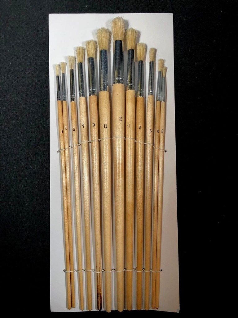 12pc Round Tip Art Brush Set - Xl