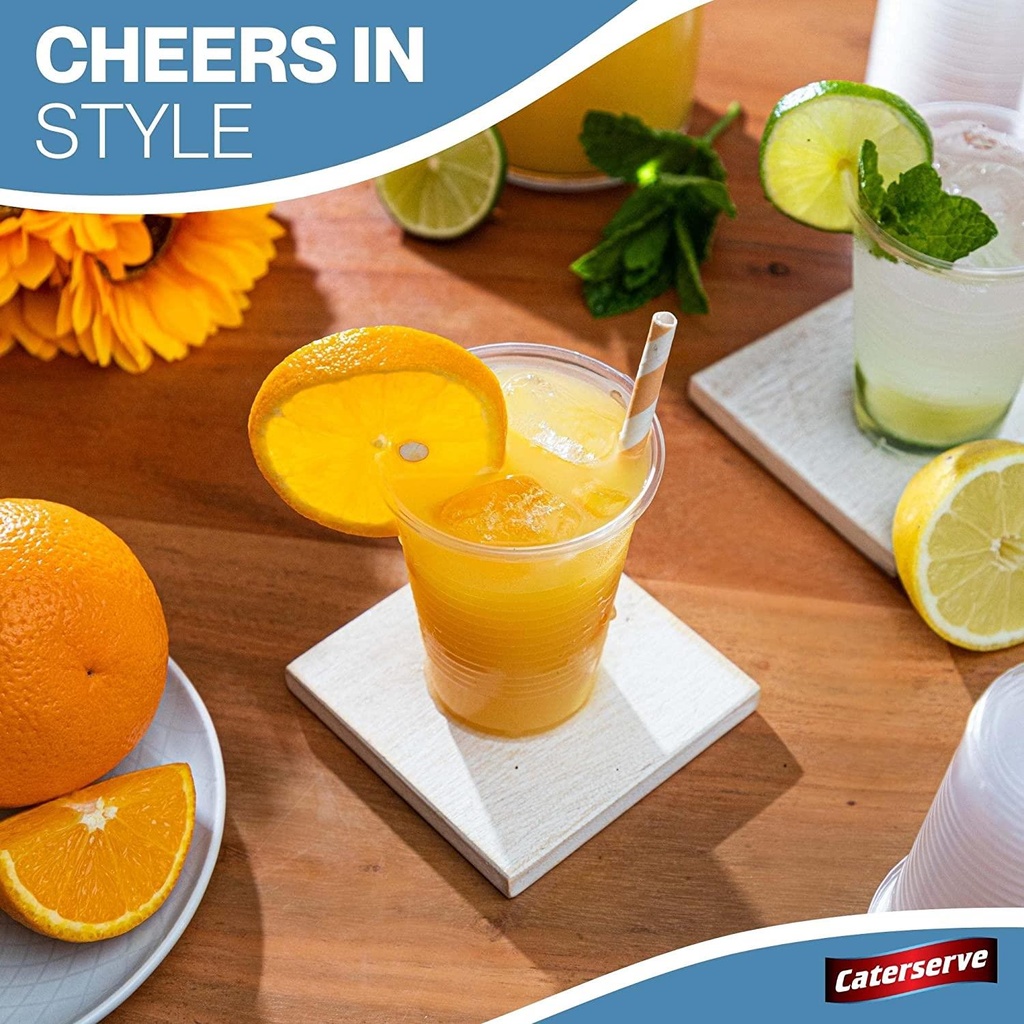 100 Plastic Cups 180ml 6oz |