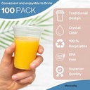 100 Plastic Cups 180ml 6oz |