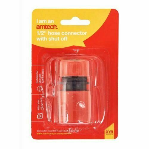 1/2'' Hose Connector With Shut Off