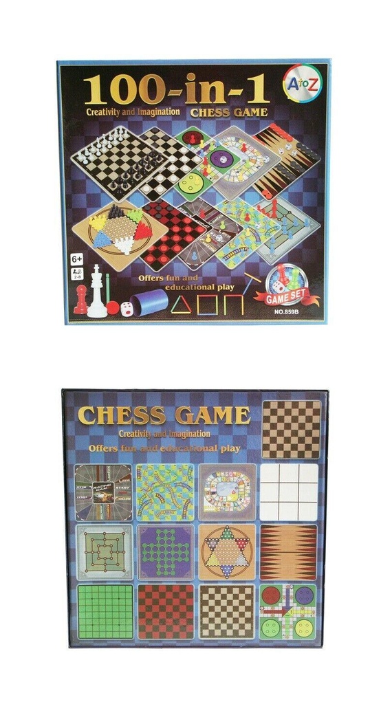 100 in 1 Classic Traditional Board Game