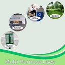 1 X 100L Heavy Duty Blue Bin Bag Liners Roll Of 10