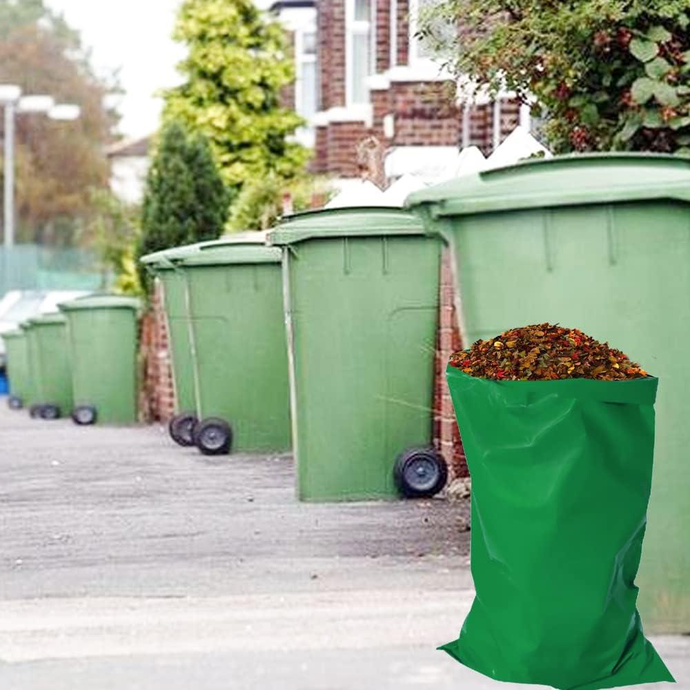 1 X 100L Heavy Duty Blue Bin Bag Liners Roll Of 10