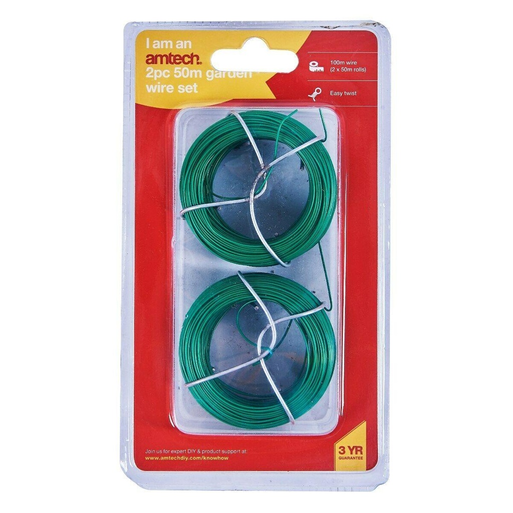 100m (2 x 50M) Multipurpose Easy Twist Ties