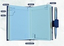 2025 Page a Day A7 Diary Soft Leather Feel Pocket Size Journal With Pen