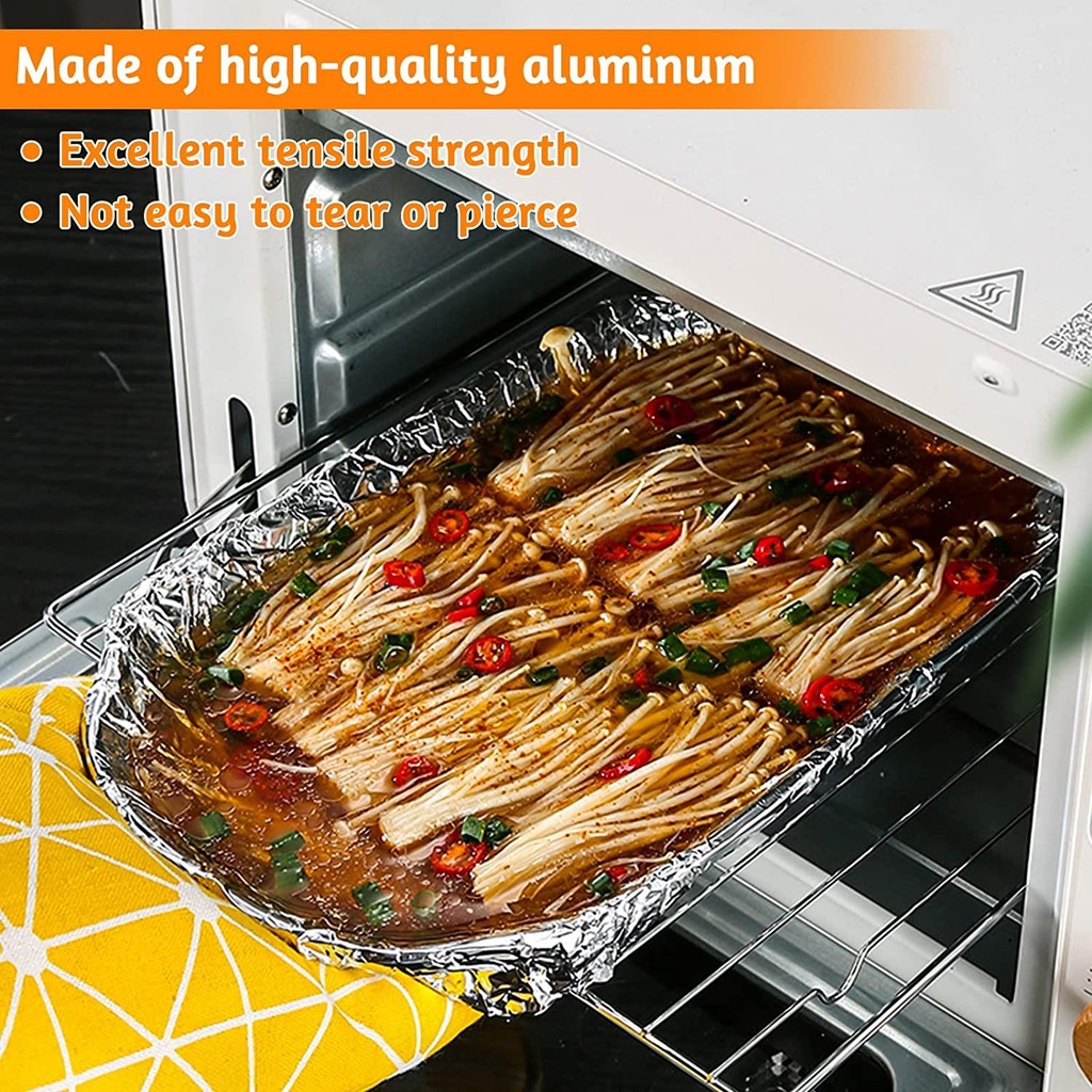 1 Pack - 450mm X 8M KITCHEN TIN FOIL ALUMINIUM ROLL CATERING WRAPPING
