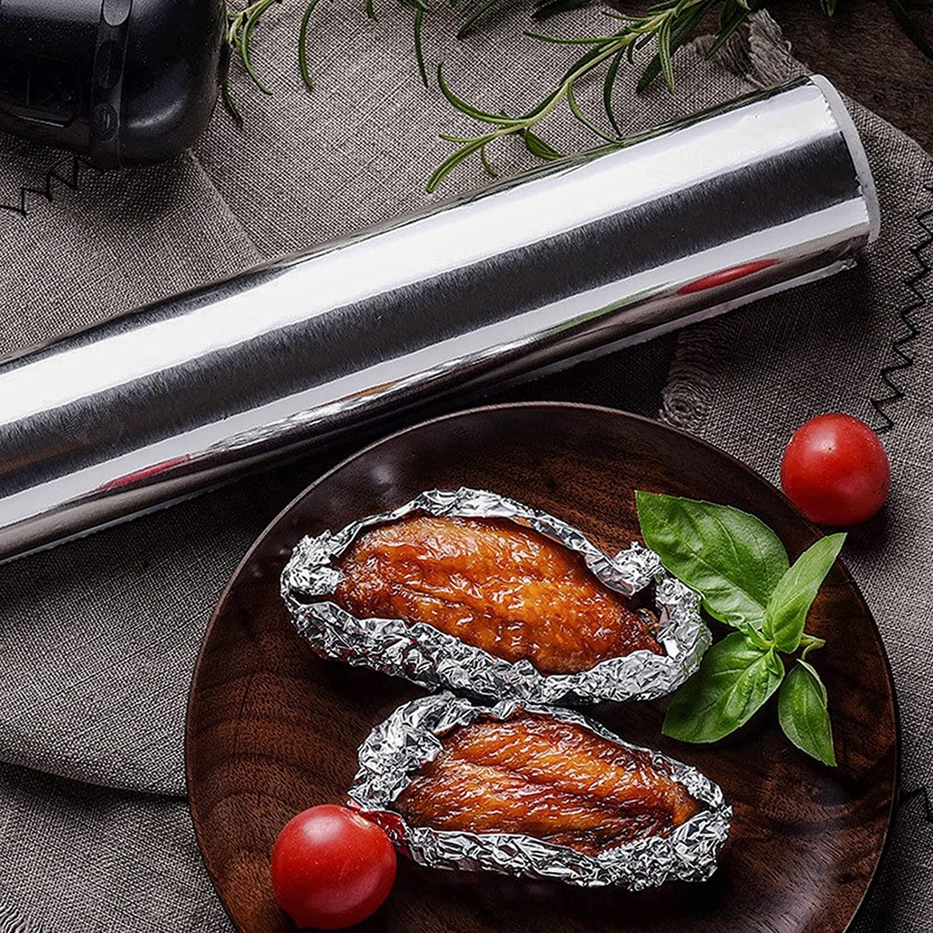 1 Pack - 450mm X 8M KITCHEN TIN FOIL ALUMINIUM ROLL CATERING WRAPPING