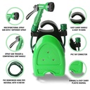 10M PATIO Garden Hose Reel Set