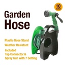10M PATIO Garden Hose Reel Set