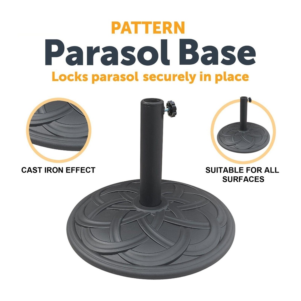 12 KG CAST IRON EFFECT PARASOL BASE