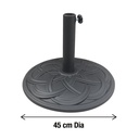 12 KG CAST IRON EFFECT PARASOL BASE