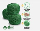 125m Garden Jute Twine Green Plant Support String