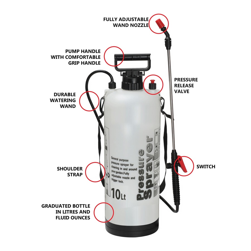 10L Pump Pressure Sprayer 10 litre