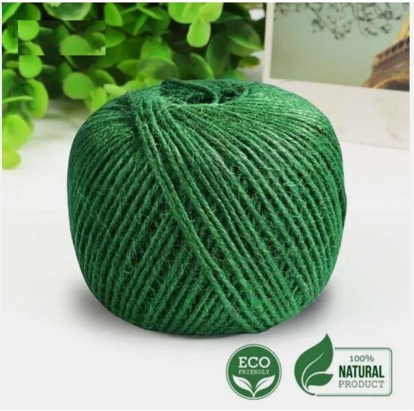 125m Garden Jute Twine Green Plant Support String Home Heavy Duty Garden String