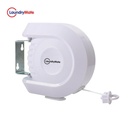 12 Meter Retractable Washing Line Airer Wall Mount Reel Clothes Dryer Rope