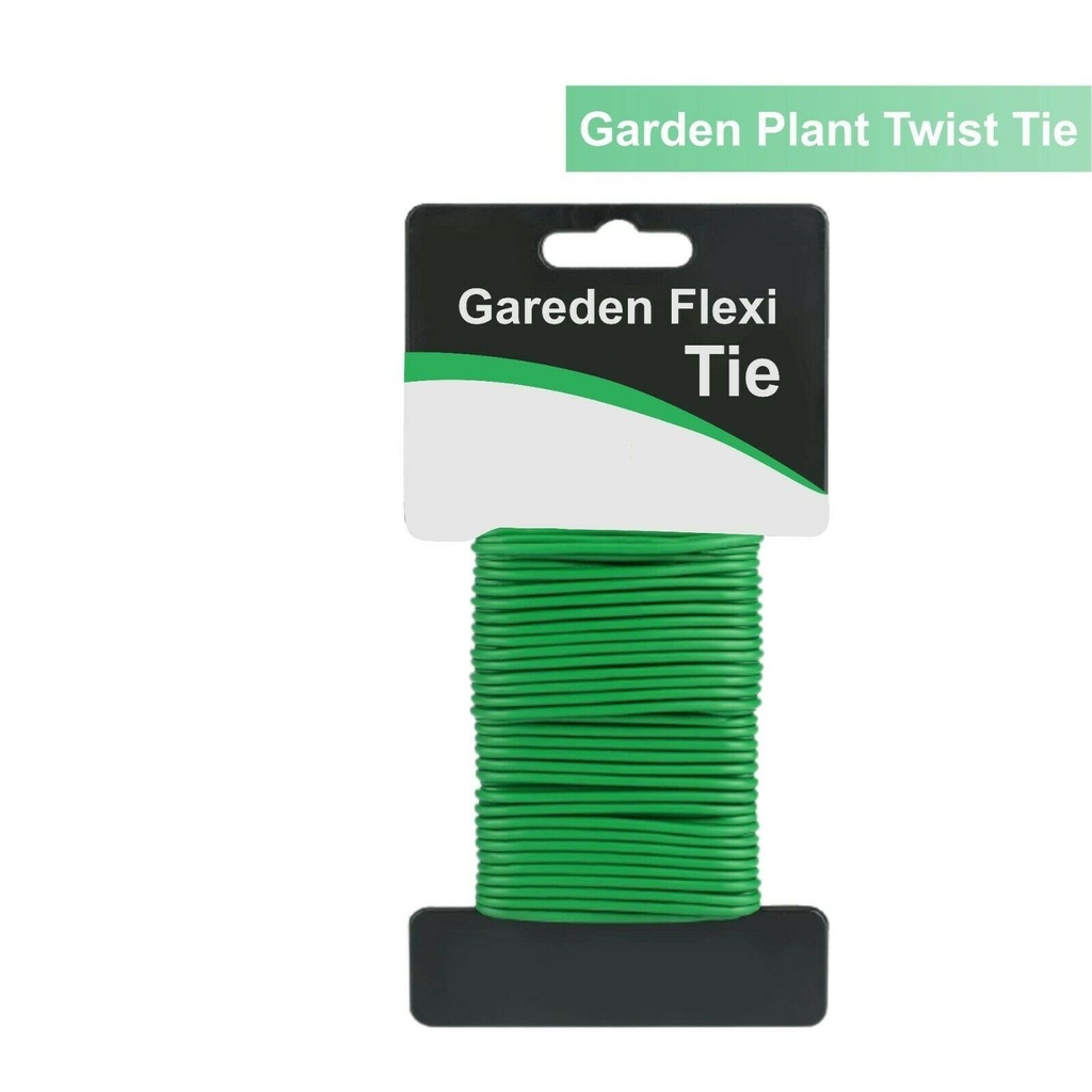 12M Garden Tie Soft Plant Flexible Bendy Cable Twist Tie
