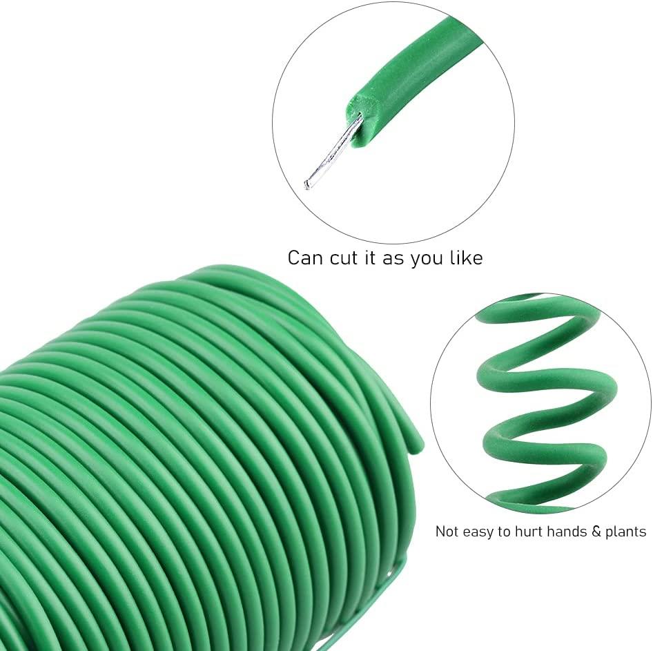 12M Garden Tie Soft Plant Flexible Bendy Cable Twist Tie