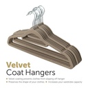 10 pk VELVET HANGER BEIGE