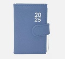 2025 Page a Day A7 Diary Soft Leather Feel Pocket Size Journal With Pen