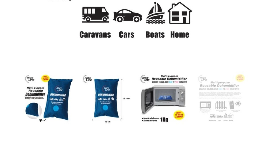 1000G LARGE Car Home Dehumidifier Dry Bag - Multi-Purpose Reusable car van truck