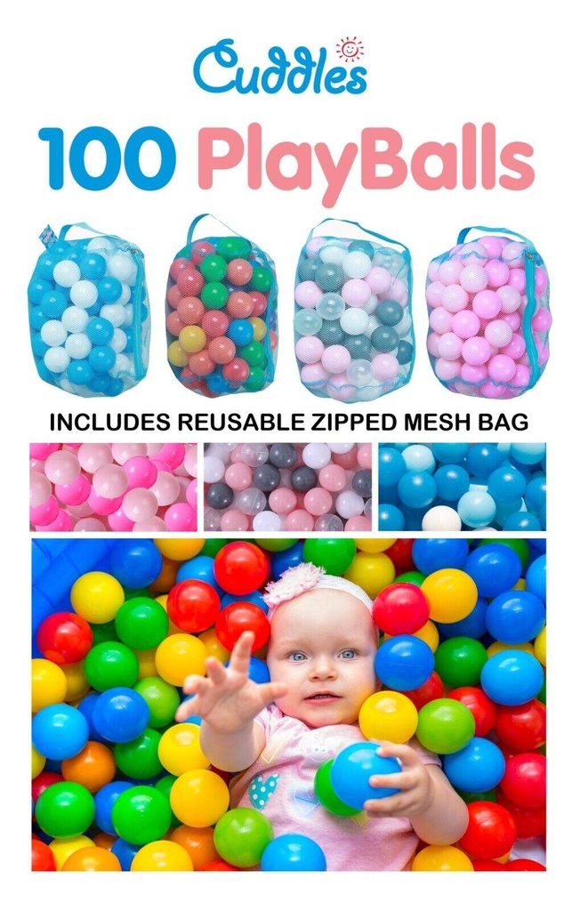 100 BALLS PINK
