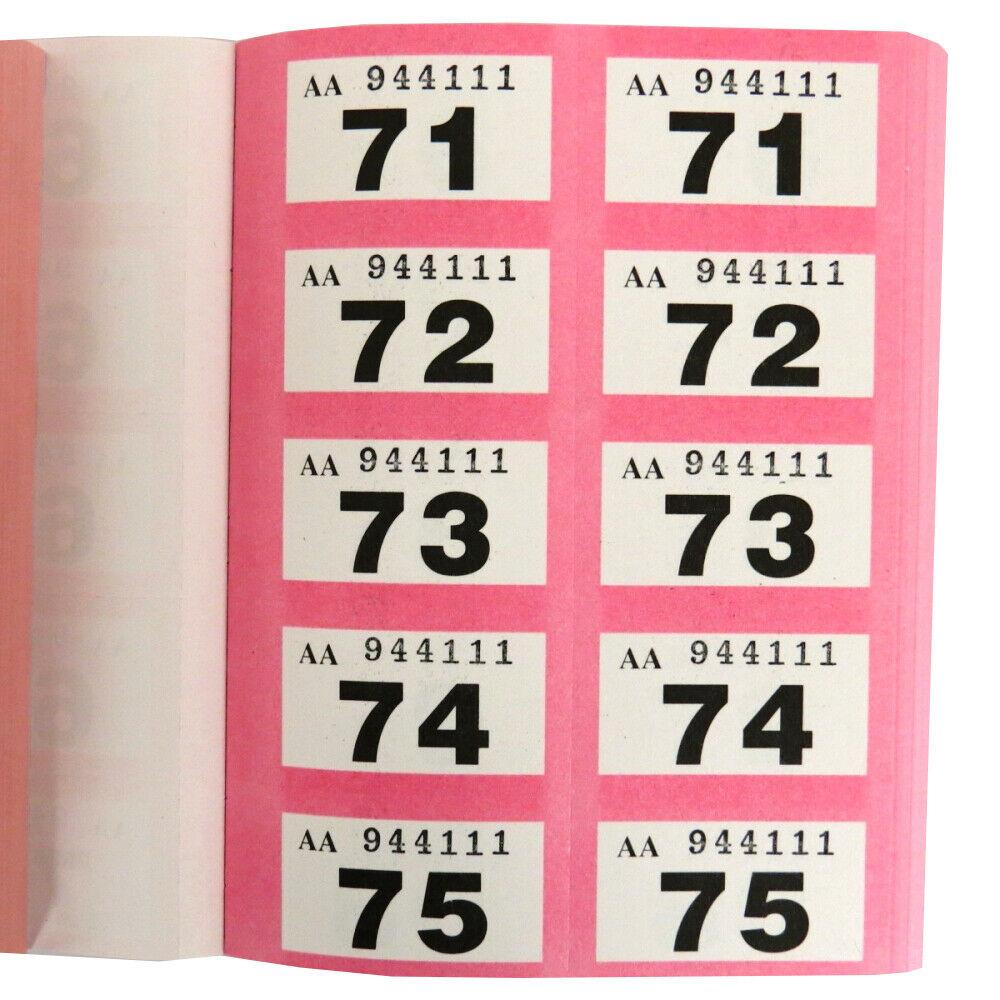 1-800" Cloakroom Ticket