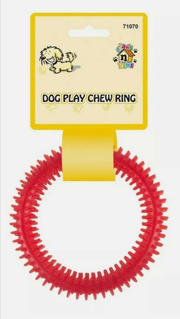 1 x Dog Play Chew Ring 6" Dog Puppy Dental