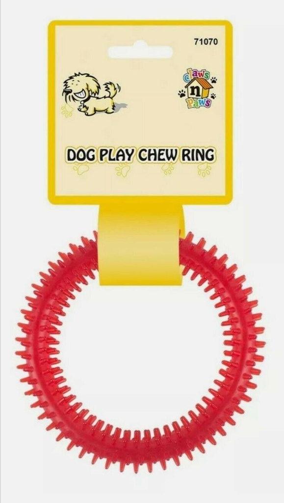 1 x Dog Play Chew Ring 6" Dog Puppy Dental