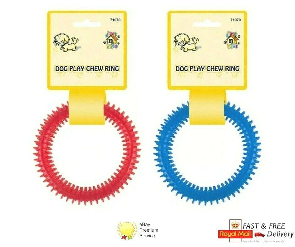 1 x Dog Play Chew Ring 6" Dog Puppy Dental