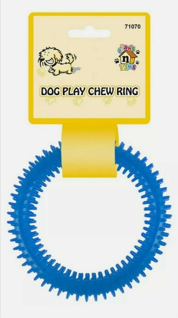1 x Dog Play Chew Ring 6" Dog Puppy Dental