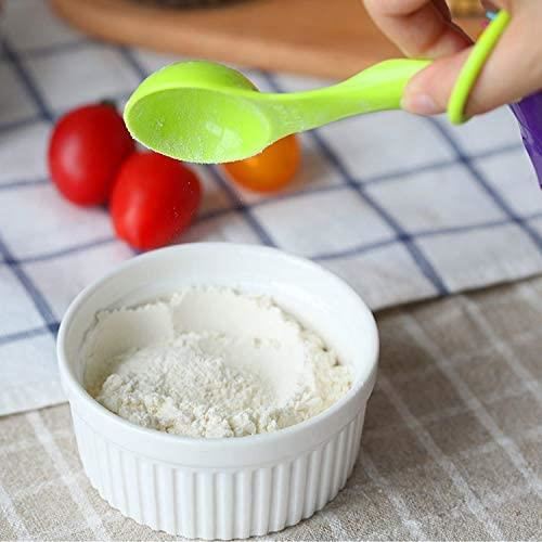 10 Piece Plastic Measuring Spoons Set.