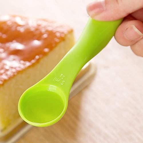 10 Piece Plastic Measuring Spoons Set.