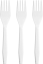 100 Classic Plastic Forks